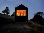 At night